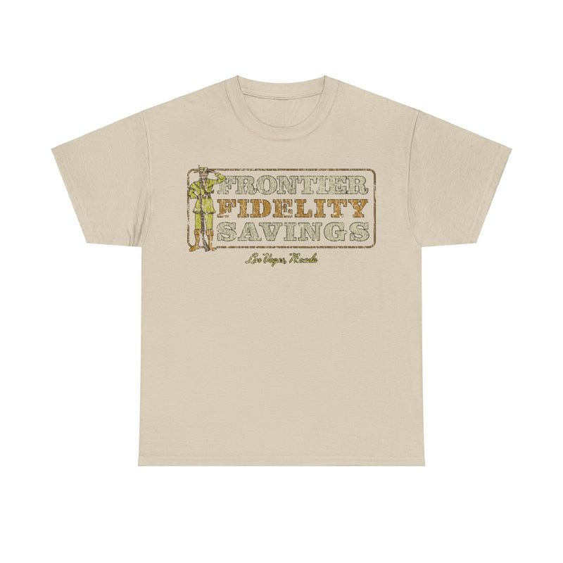 Load image into Gallery viewer, Frontier Fidelity Savings 1958 Bank Distressed Print T-shirt