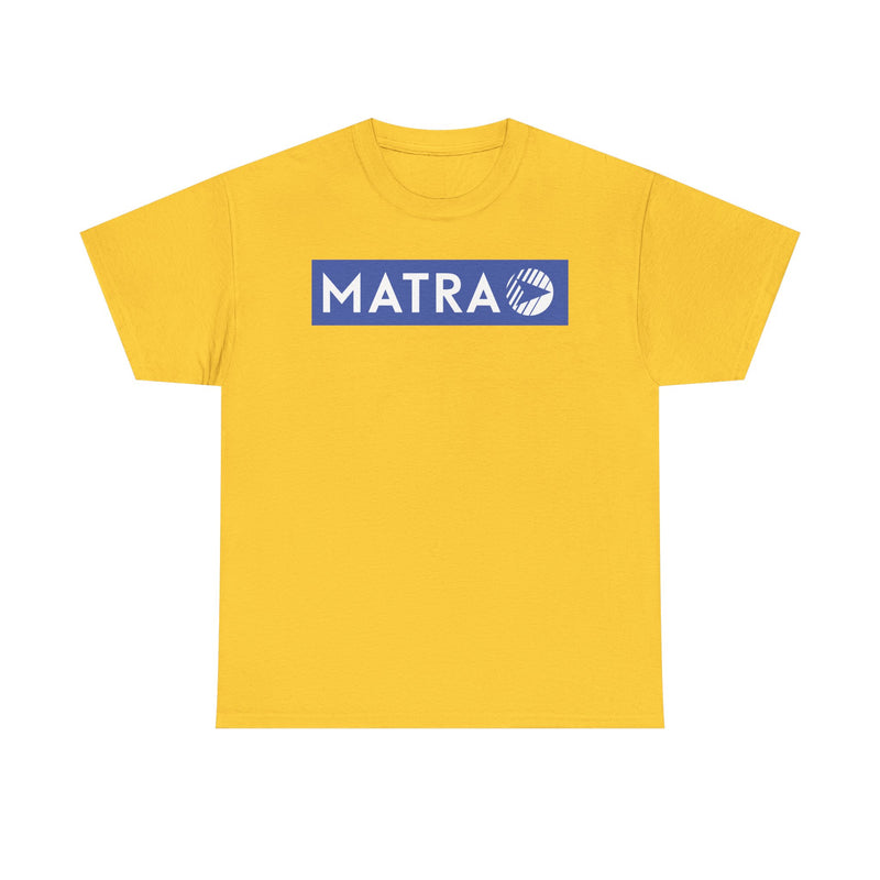 Load image into Gallery viewer, Matra French Racing Team Blue Logo Motorsport Company T-shirt