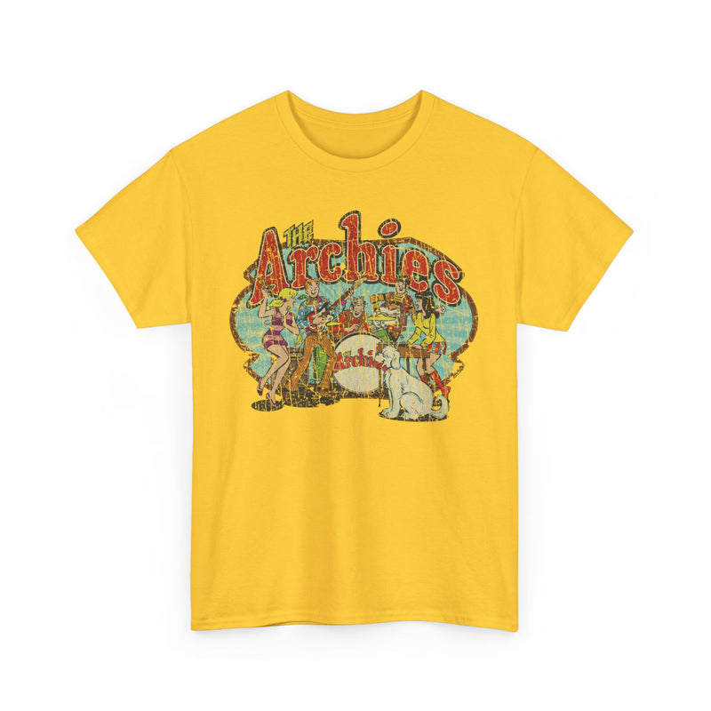 Load image into Gallery viewer, The Archies 1967 Archie Comics Rock Band Illustrated Comic Book T-shirt