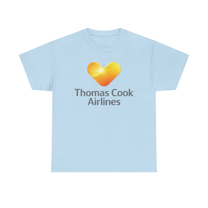 Load image into Gallery viewer, Thomas Cook Airlines Sunny Heart Logo Defunct Travel Company T-shirt