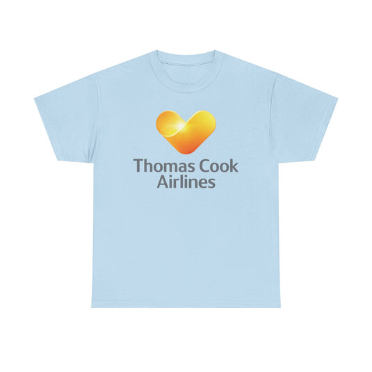 Thomas Cook Airlines Sunny Heart Logo Defunct Travel Company T-shirt