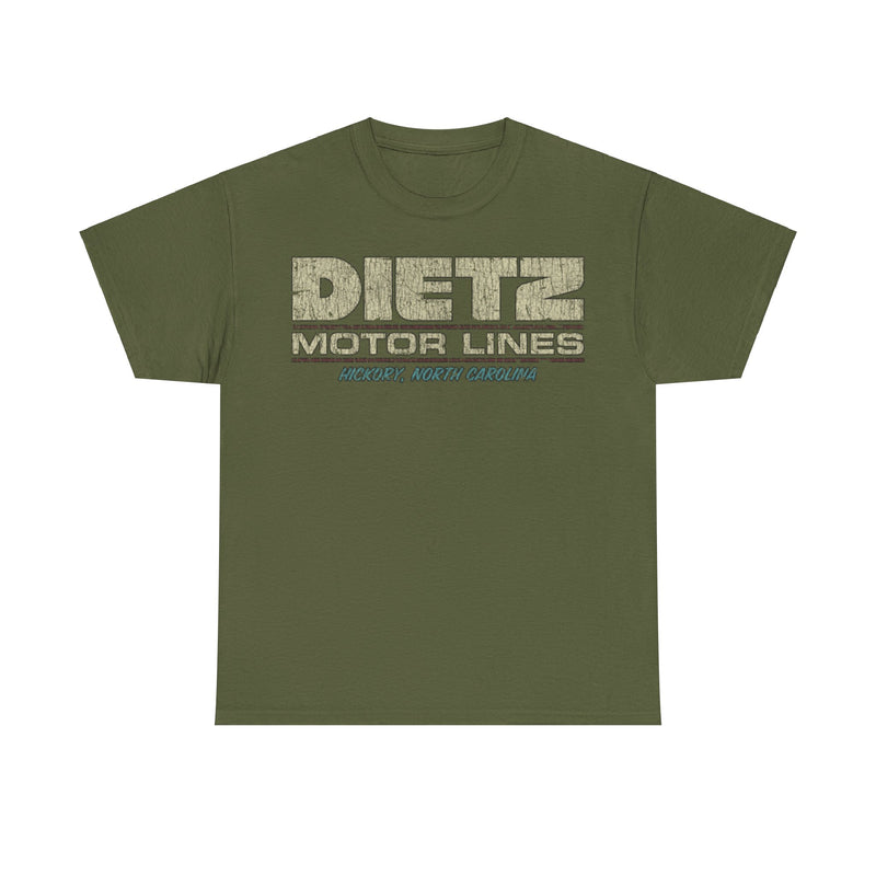 Load image into Gallery viewer, Dietz Motor Lines 1948 Trucking Distressed Print T-shirt