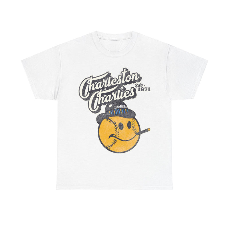 Load image into Gallery viewer, Charleston Charlies Est 1971 Nostalgic Retro Baseball Team T-shirt