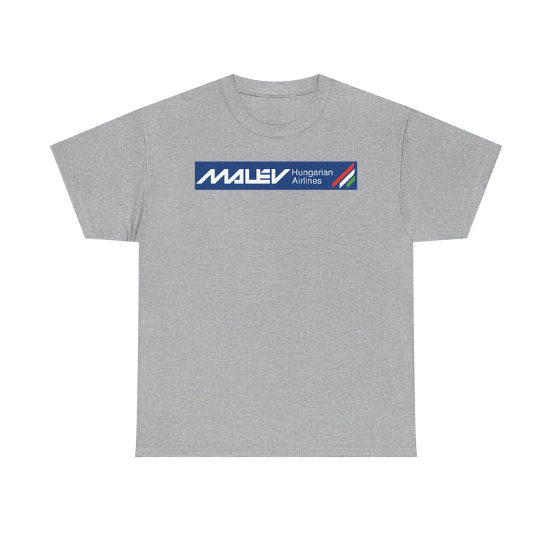Load image into Gallery viewer, Malev Hungarian Airlines Vintage European Flag Carrier Aviation T-shirt