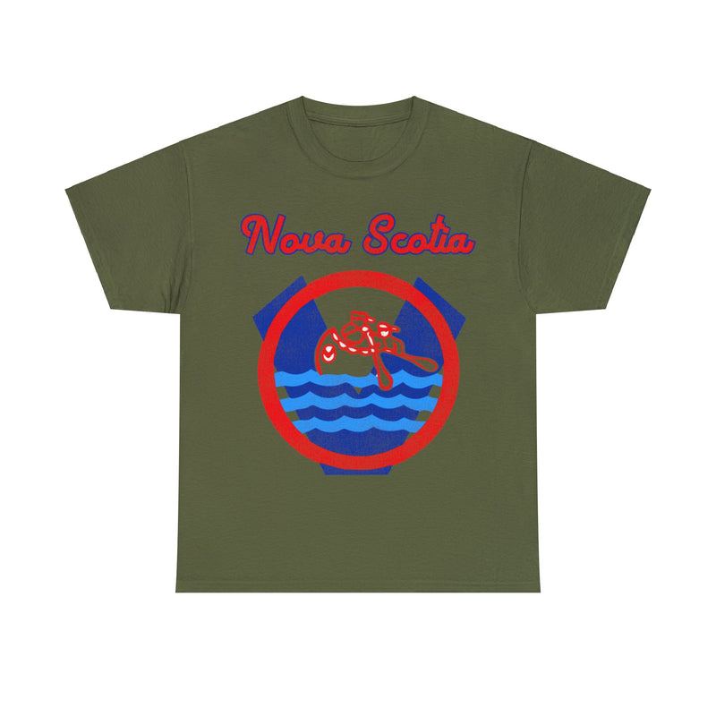 Load image into Gallery viewer, Nova Scotia Voyageurs Logo Nostalgic Hockey T-shirt