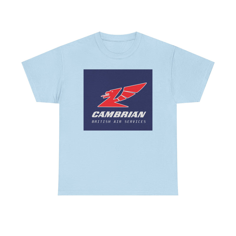 Load image into Gallery viewer, Cambrian Airways Red Dragon British Air Services Aviation Memorabilia T-shirt