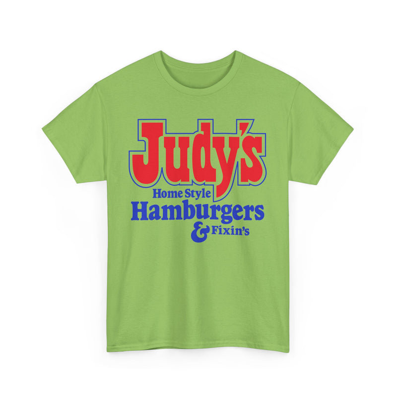 Load image into Gallery viewer, Judy's Home Style Hamburgers Fixins Vintage Logo Chain T-Shirt