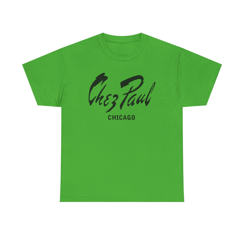Load image into Gallery viewer, Chez Paul T-Shirt - French Fine Dining Industry Defunct Logo Tee