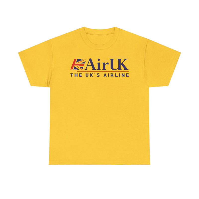 Load image into Gallery viewer, Air UK Leisure Leisure Without Compromise Vintage Airline Logo Aviation T-shirt