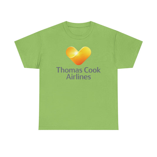 Thomas Cook Airlines Sunny Heart Logo Defunct Travel Company T-shirt