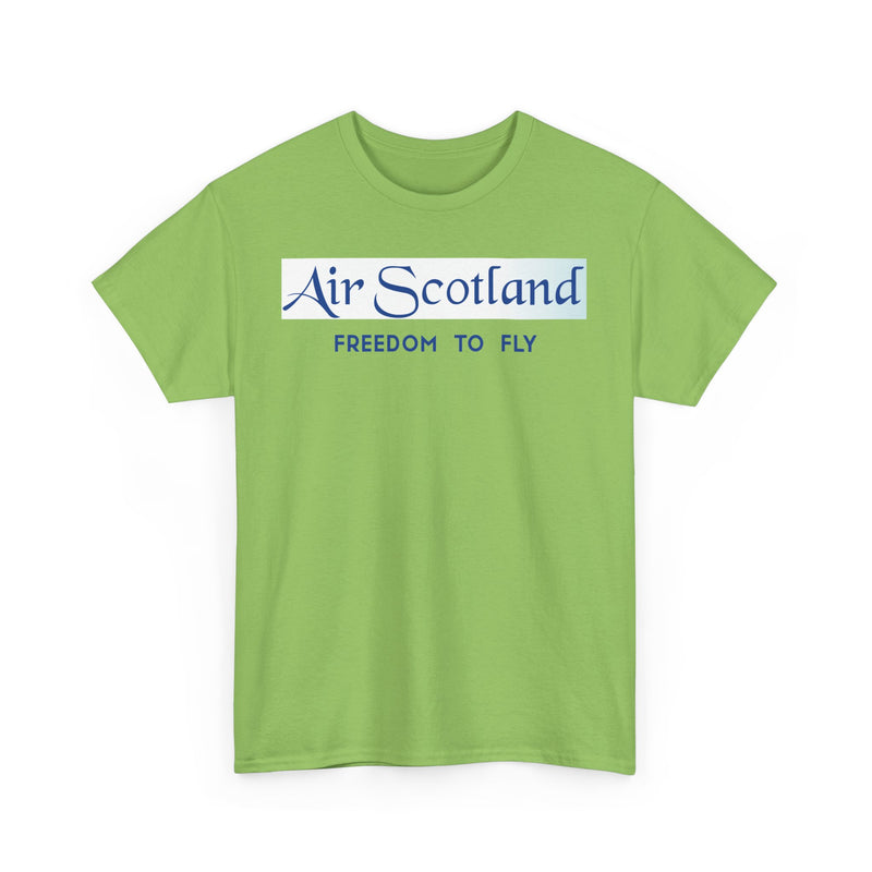 Load image into Gallery viewer, Air Scotland Freedom To Fly Vintage Scottish Airline Logo Aviation T-shirt