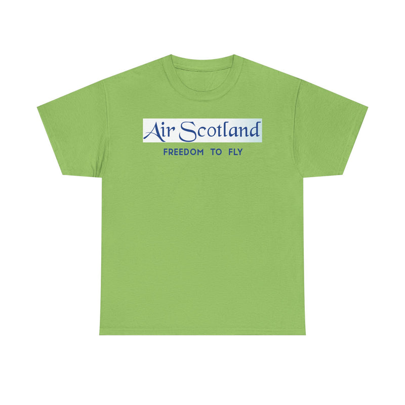 Load image into Gallery viewer, Air Scotland Freedom To Fly Vintage Scottish Airline Logo Aviation T-shirt