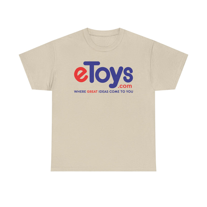 Load image into Gallery viewer, Etoys.com Logo T-Shirt Where Great Ideas Come To You