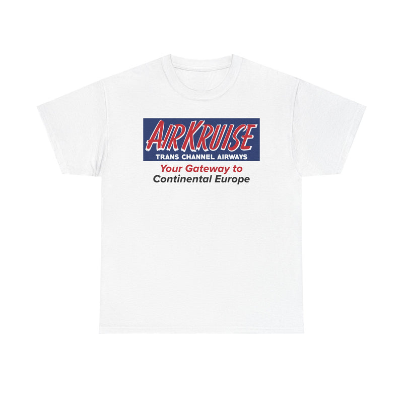 Load image into Gallery viewer, Air Kruise Trans Channel Airways Gateway to Europe Vintage Airline Logo T-shirt