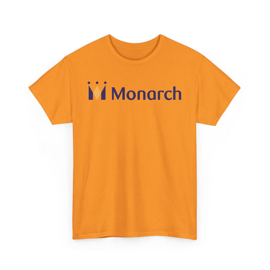 Monarch Airlines UK Travel Retro Logo Aviation Collector Gift T-shirt