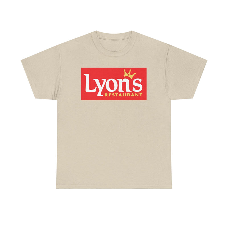 Load image into Gallery viewer, Lyon's Restaurant T-Shirt - Dining Industry Bankrupt Logo Tee