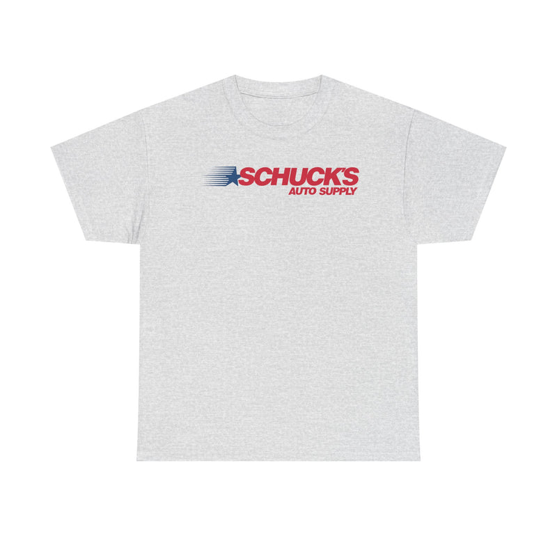 Load image into Gallery viewer, Schucks Auto Supply Speed Star Logo Automotive Parts Store Chain T-shirt