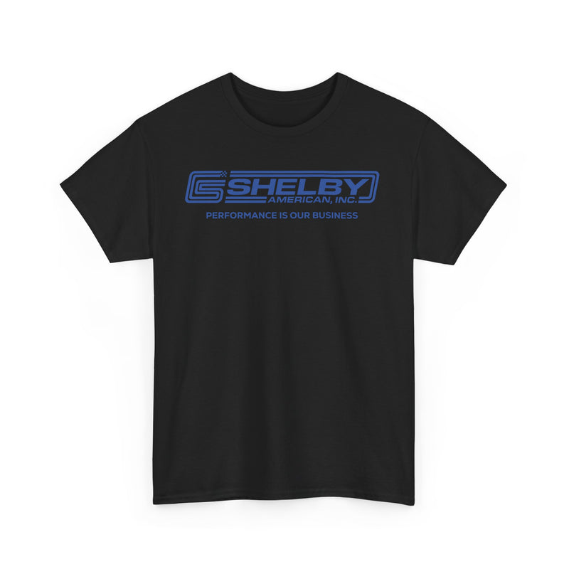 Load image into Gallery viewer, Shelby American Inc Performance Is Our Business Cobra Logo T-shirt