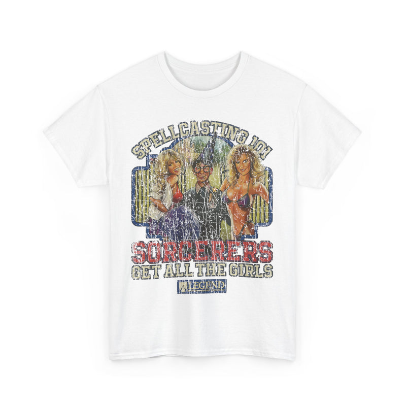 Load image into Gallery viewer, Spellcasting 101 Sorcerers Get All the Girls 1990 Adventure Video Game T-shirt