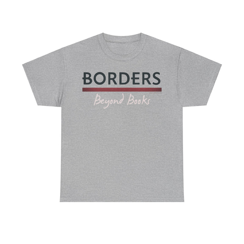 Load image into Gallery viewer, Borders Beyond Books Nostalgic Retro Logo T-shirt