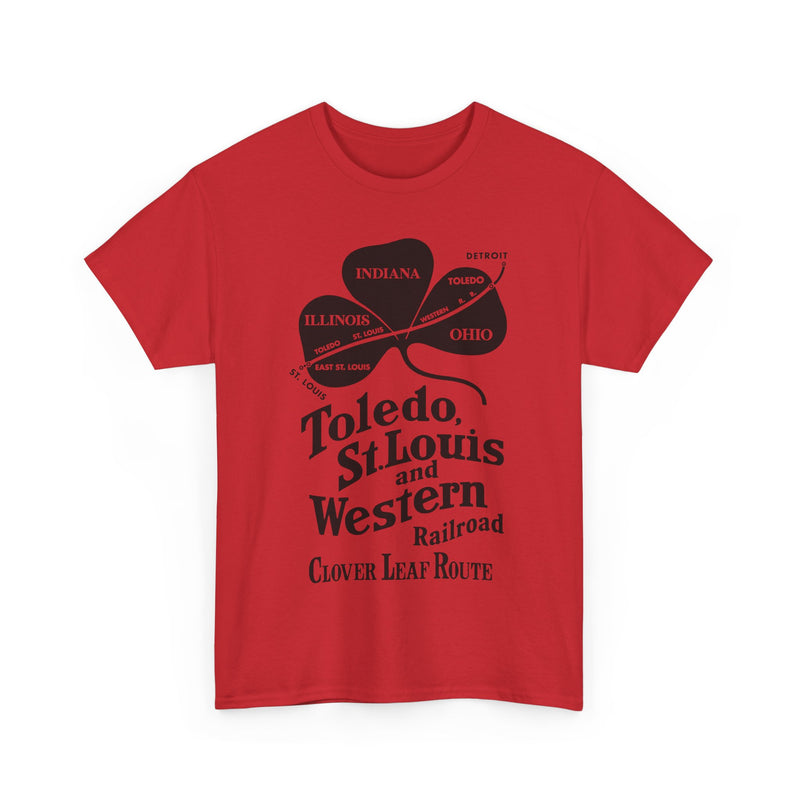 Load image into Gallery viewer, Toledo St Louis Western Clover Leaf Route Railroad Logo T-Shirt