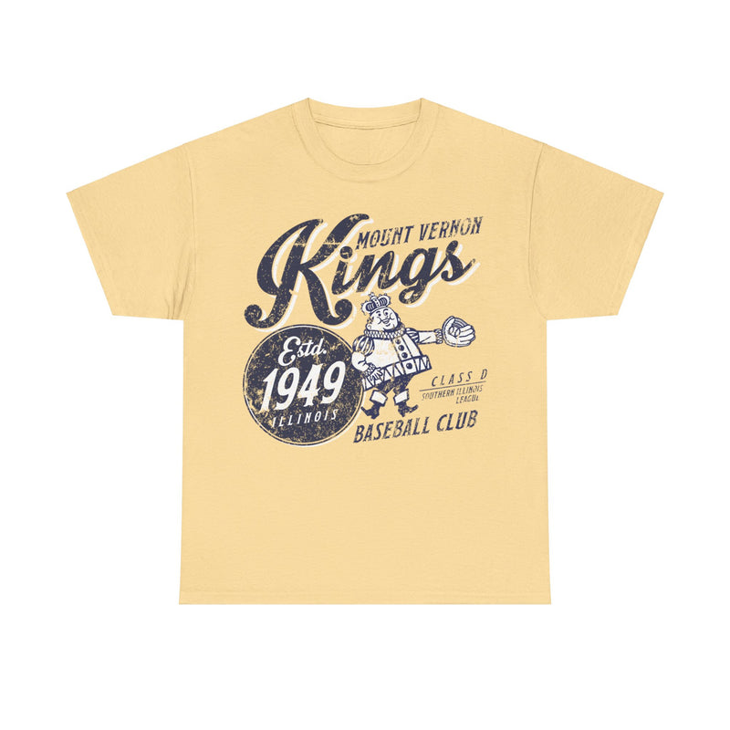 Load image into Gallery viewer, Mount Vernon Kings Est 1949 Illinois Baseball T-shirt