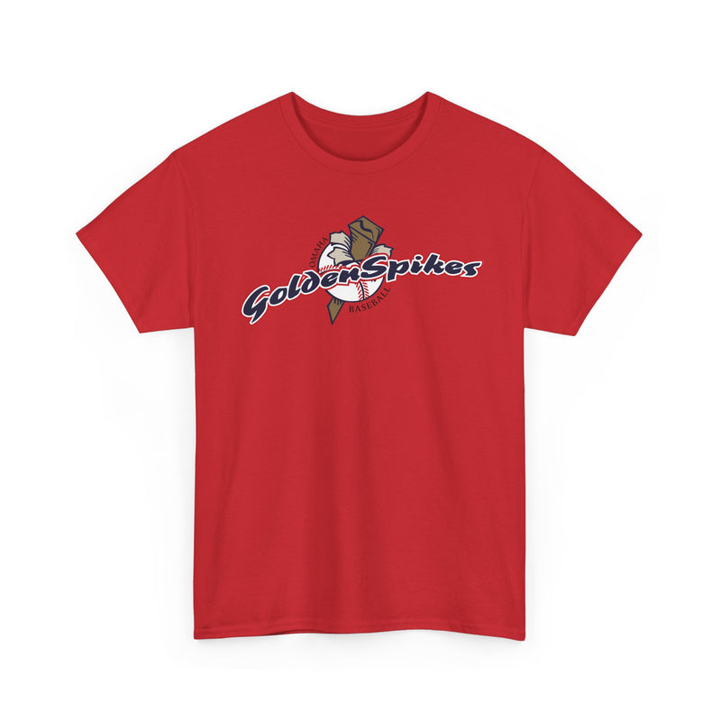 Load image into Gallery viewer, Omaha Golden Spikes 1999-2001 Pacific Coast League Baseball T-shirt