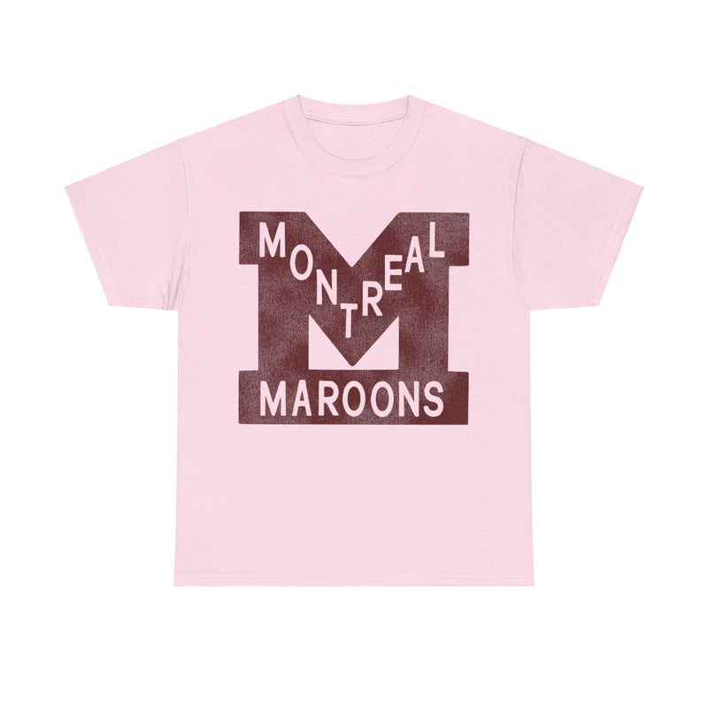 Load image into Gallery viewer, Montreal Maroons Logo Hockey Team T-shirt