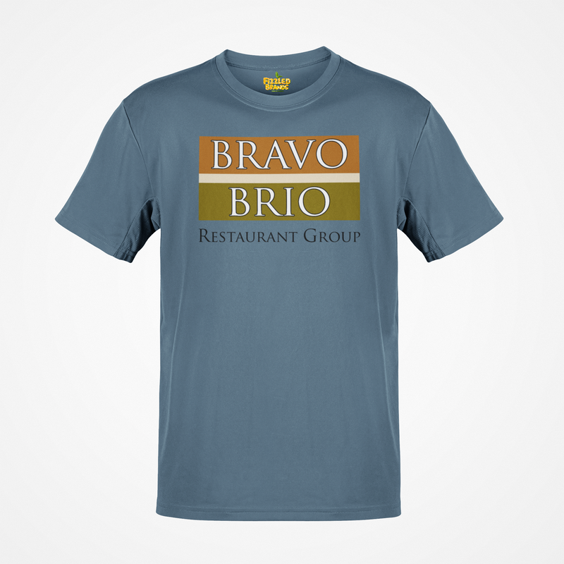 Load image into Gallery viewer, Bravo Brio Restaurant Group T-Shirt - Defunct Dining Chain Logo Tee