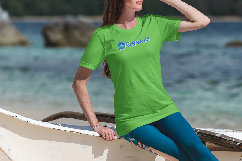 Load image into Gallery viewer, Gulf World Marine Park T-Shirt - Aquarium Attraction Industry Logo Tee