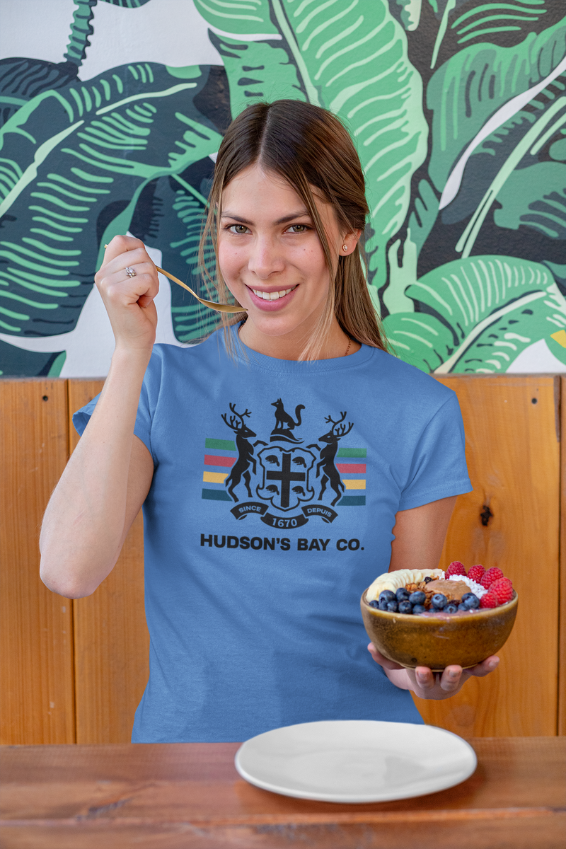 Load image into Gallery viewer, Hudson's Bay Co T-Shirt - HBC Retail Department Store Logo Tee