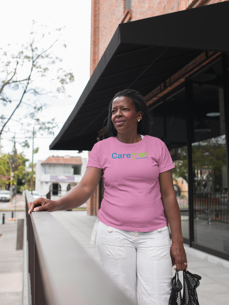 Load image into Gallery viewer, CareMax Medical Centers T-Shirt Defunct Healthcare Company Logo Tee