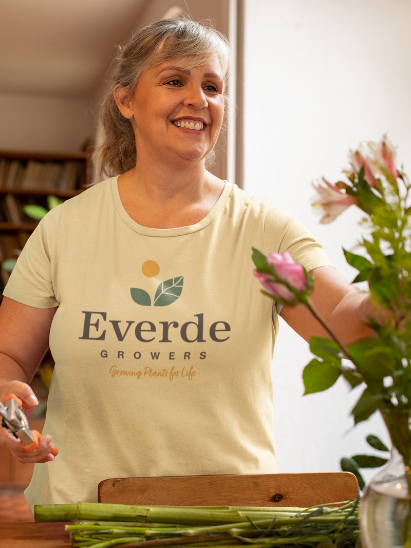 Load image into Gallery viewer, Everde Growers T-Shirt Defunct Plant Nursery Bankrupt Company Logo Tee