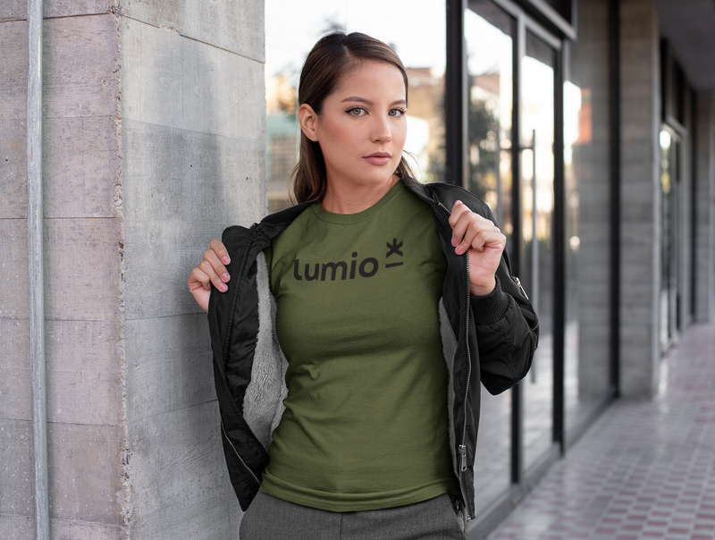 Load image into Gallery viewer, Lumio T-Shirt Defunct Tech Company Bankrupt Logo Tee