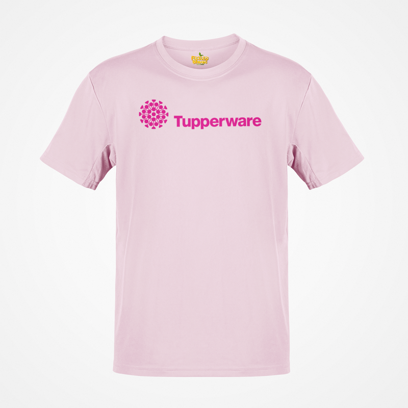 Load image into Gallery viewer, Tupperware Brands T-Shirt Bankrupt Kitchen Storage Company Logo Tee