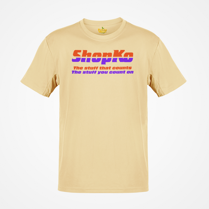 Load image into Gallery viewer, ShopKo The Stuff That Counts Orange Blue Logo Department Store T-shirt