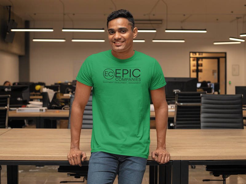 Load image into Gallery viewer, EPIC Companies T-Shirt Defunct Bankrupt Company Logo Tee