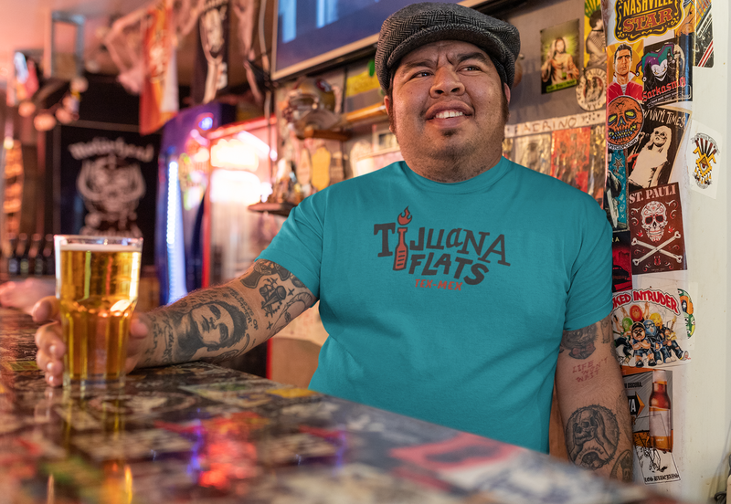 Load image into Gallery viewer, Tijuana Flats Tex-Mex T-Shirt Bankrupt Restaurant Chain Logo Tee