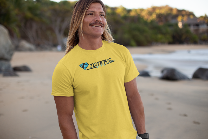 Load image into Gallery viewer, Tommy's Boats T-Shirt Bankrupt Boat Dealer Defunct Company Logo Tee