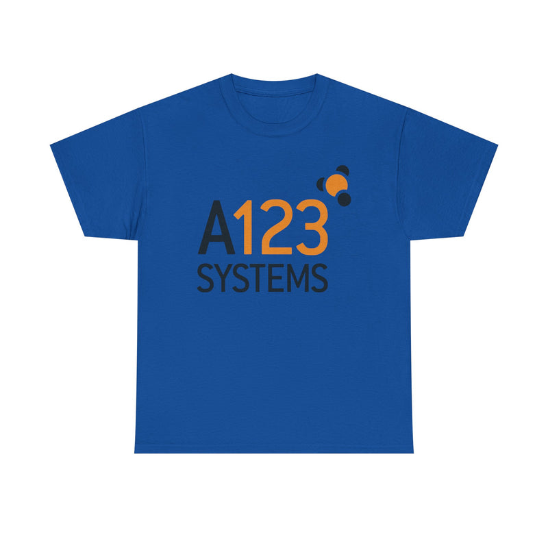 Load image into Gallery viewer, A123 Systems T-Shirt - Battery Technology Industry Bankrupt Logo Tee