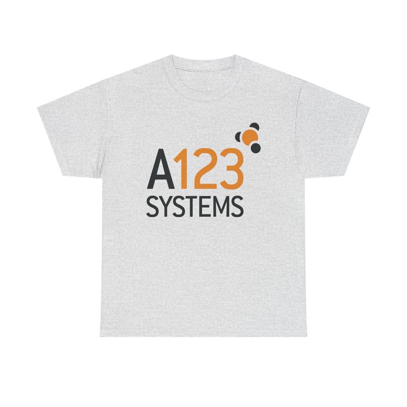 Load image into Gallery viewer, A123 Systems T-Shirt - Battery Technology Industry Bankrupt Logo Tee