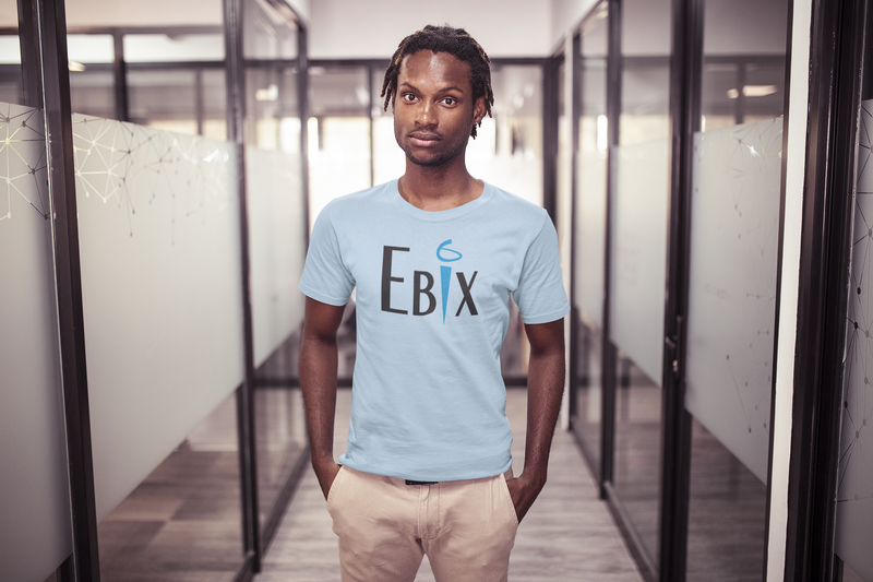 Load image into Gallery viewer, Ebix Inc T-Shirt - Insurance Software Technology Industry Logo Tee