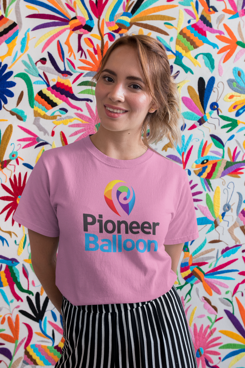 Load image into Gallery viewer, Pioneer Balloon Co T-Shirt - Party Supply Industry Bankrupt Logo Tee