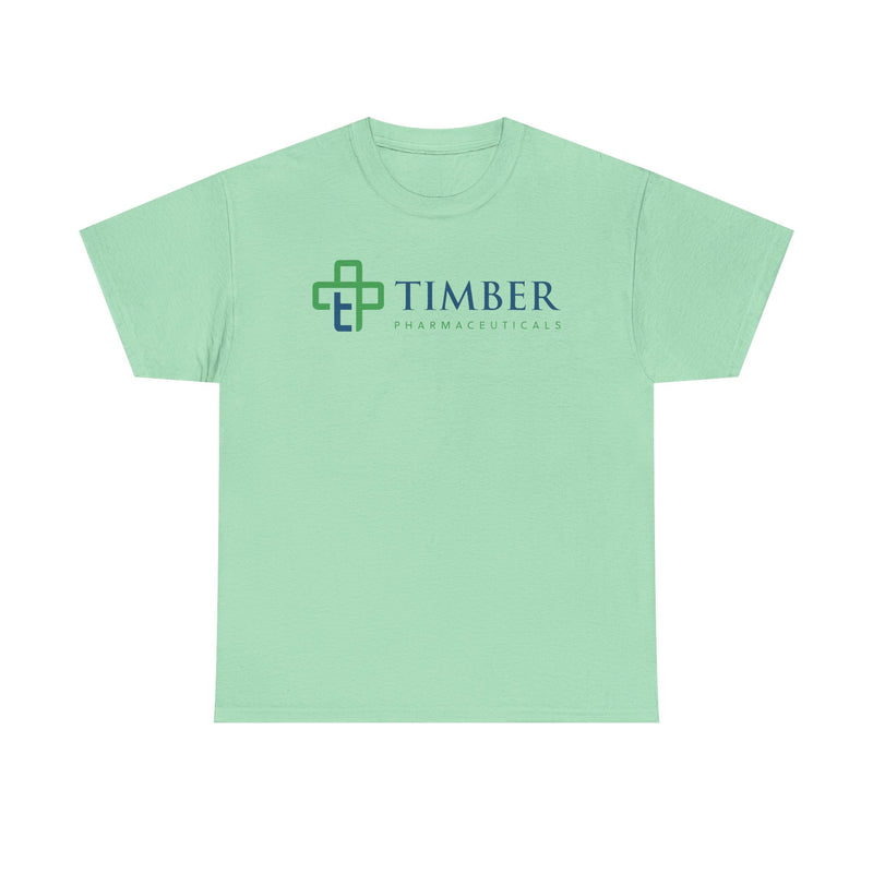 Load image into Gallery viewer, Timber Pharmaceuticals T-Shirt - Biotech Industry Bankrupt Logo