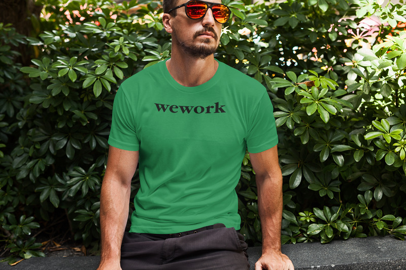 Load image into Gallery viewer, WeWork T-Shirt - Coworking Space Real Estate Industry Bankrupt Logo