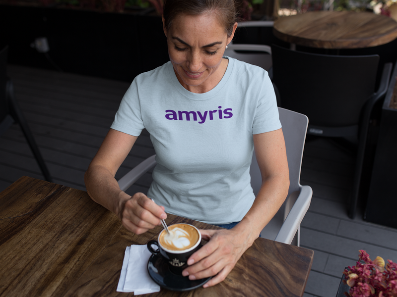 Load image into Gallery viewer, Amyris T-Shirt - Biotech Industry Bankrupt Defunct Logo Tee