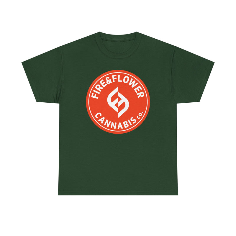 Load image into Gallery viewer, Fire & Flower T-Shirt - Cannabis Industry Bankrupt Defunct Logo Tee