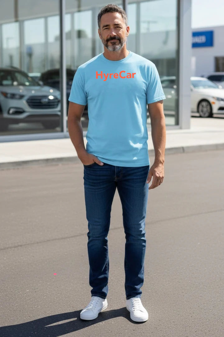 Load image into Gallery viewer, HyreCar T-Shirt - Car Sharing Industry Bankrupt Logo Tee