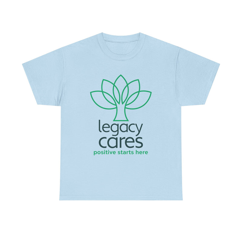 Load image into Gallery viewer, Legacy Cares T-Shirt - Nonprofit Sports Industry Bankrupt Logo Tee