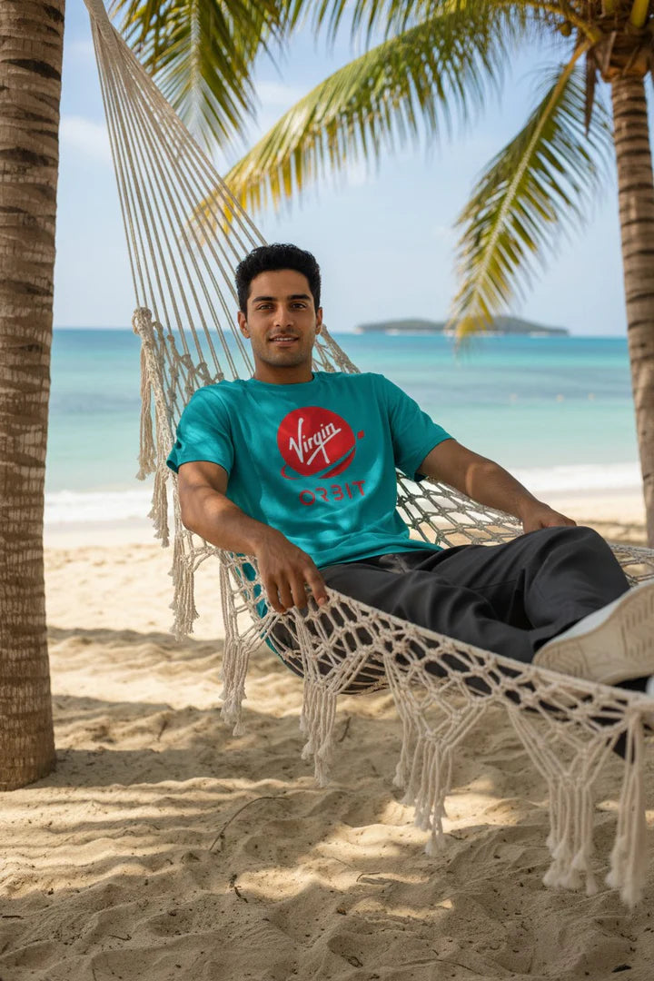 Load image into Gallery viewer, Virgin Orbit T-Shirt - Commercial Space Launch Industry Bankrupt Logo Tee